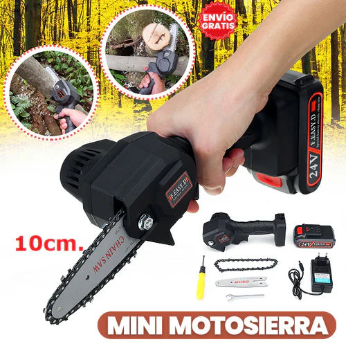 Motosierra Portatil Recargable + Batería Extra