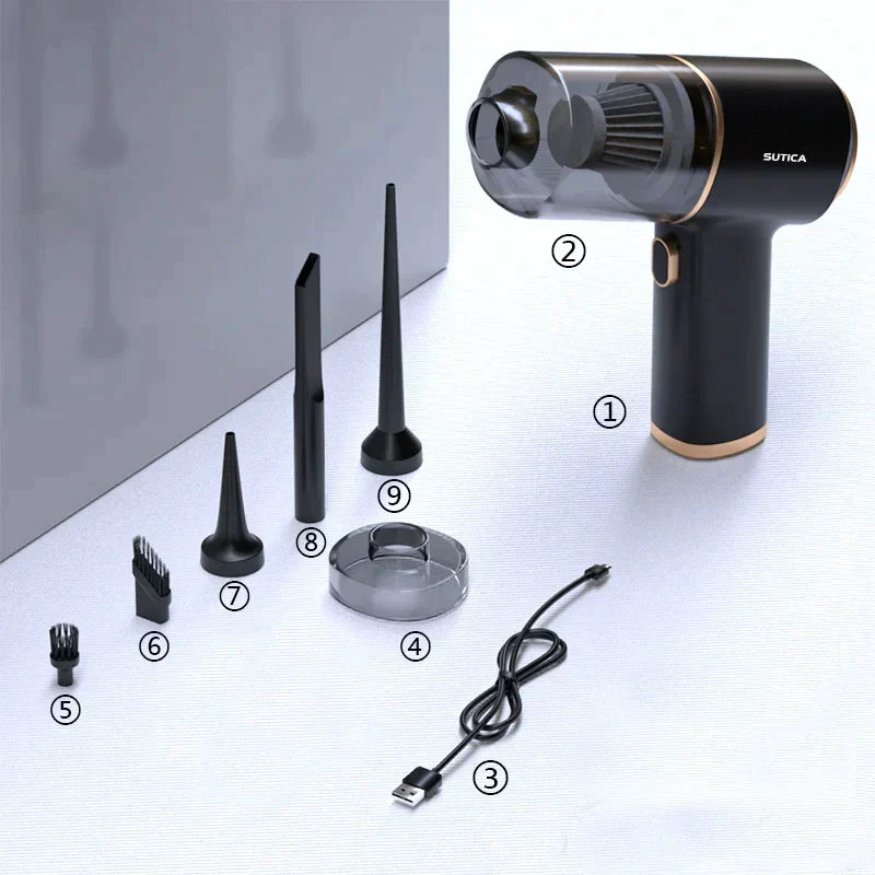 TurboClean™ - (Aspirador Potente 6 EN 1 + 2 FILTROS GRATIS)