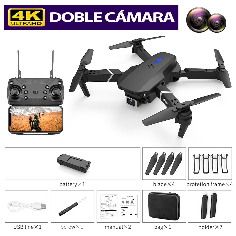 FlyDrone™ - (Dron con cámara Full HD 4K + REGALO)