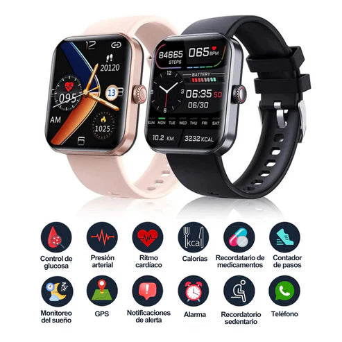 SmartWatch X7 - Reloj Inteligente para Medir Azúcar en la Sangre